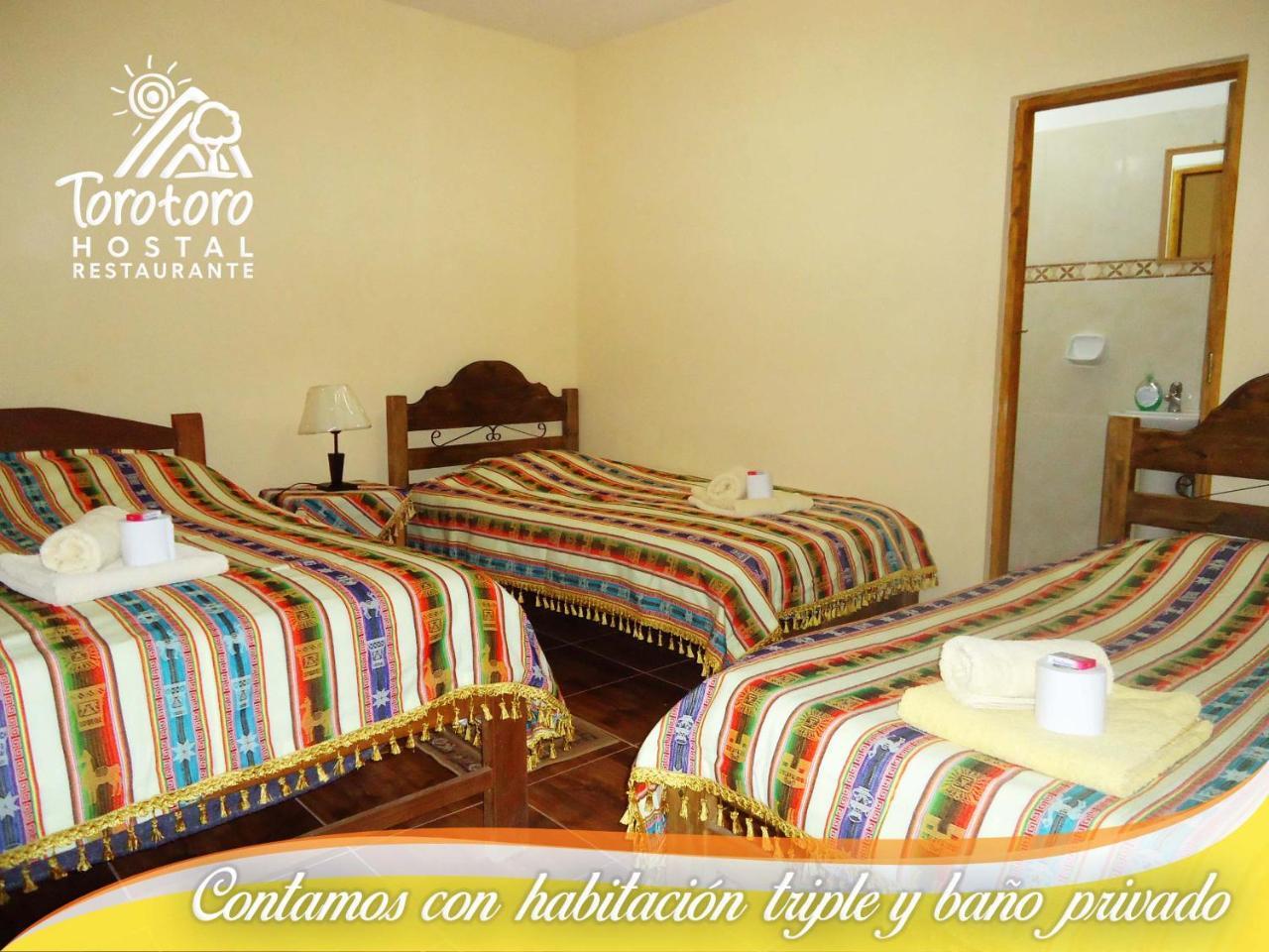 Hostal Тороторо Экстерьер фото
